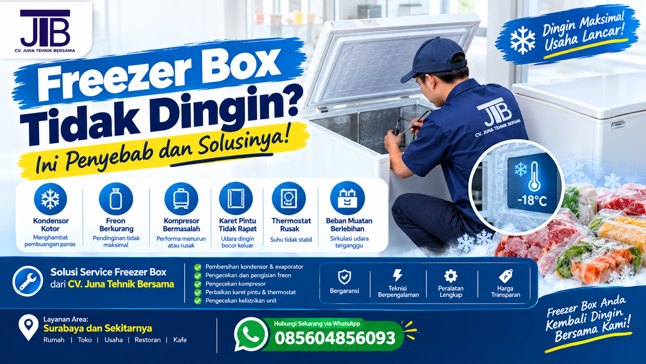 Freezer Box Tidak Dingin, Jangan Buru-Buru Ganti Unit Baru