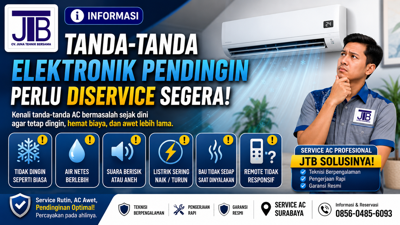 Tanda-Tanda Elektronik Pendingin Perlu Diservice Segera