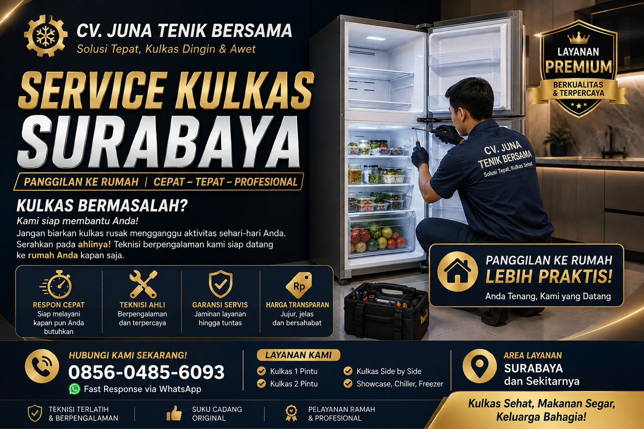 Jasa Service Kulkas Surabaya, Panggilan ke Rumah
