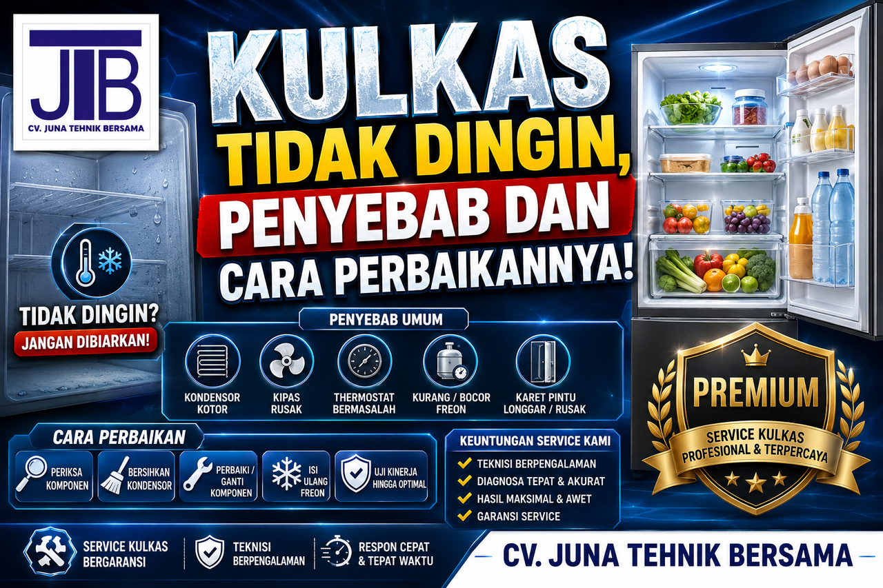 Kulkas tidak dingin di rumah atau kantor Anda? Kenali penyebabnya dan solusi tepatnya