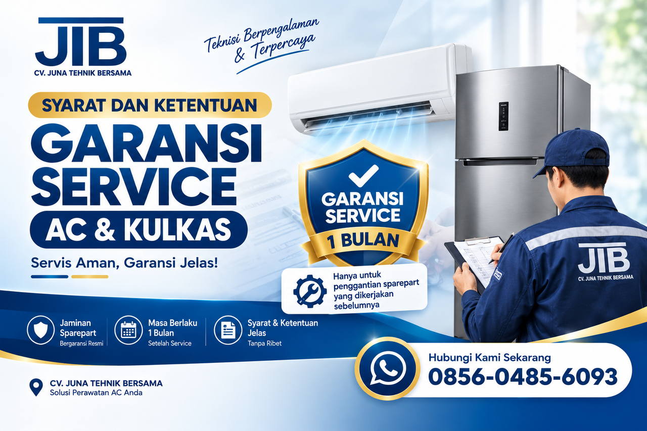 Syarat dan Ketentuan Garansi Service AC dan Kulkas