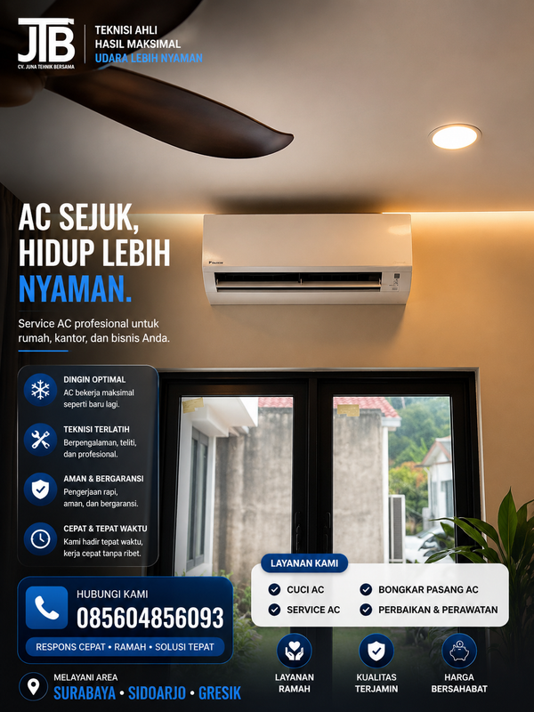Tips Merawat AC Rumah Supaya Awet dan Hemat Listrik | CV. Juna Tehnik Bersama